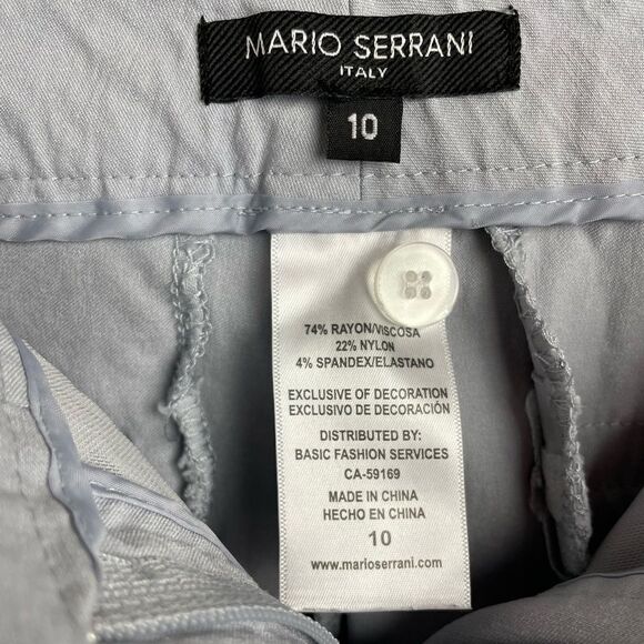 Mario Serrani Dress Pants Size 10 EUC - Picture 6 of 6